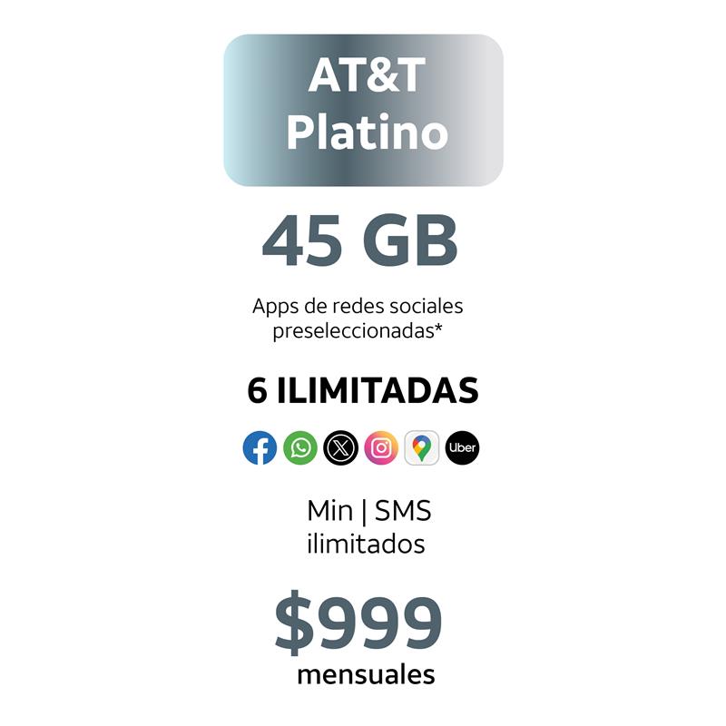 AT&T Platino 45GB (Servicio)